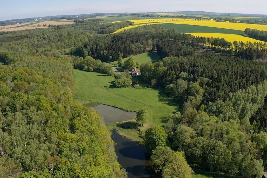 Wald-Apartment Limabach - Oberfrohna Kültér fotó